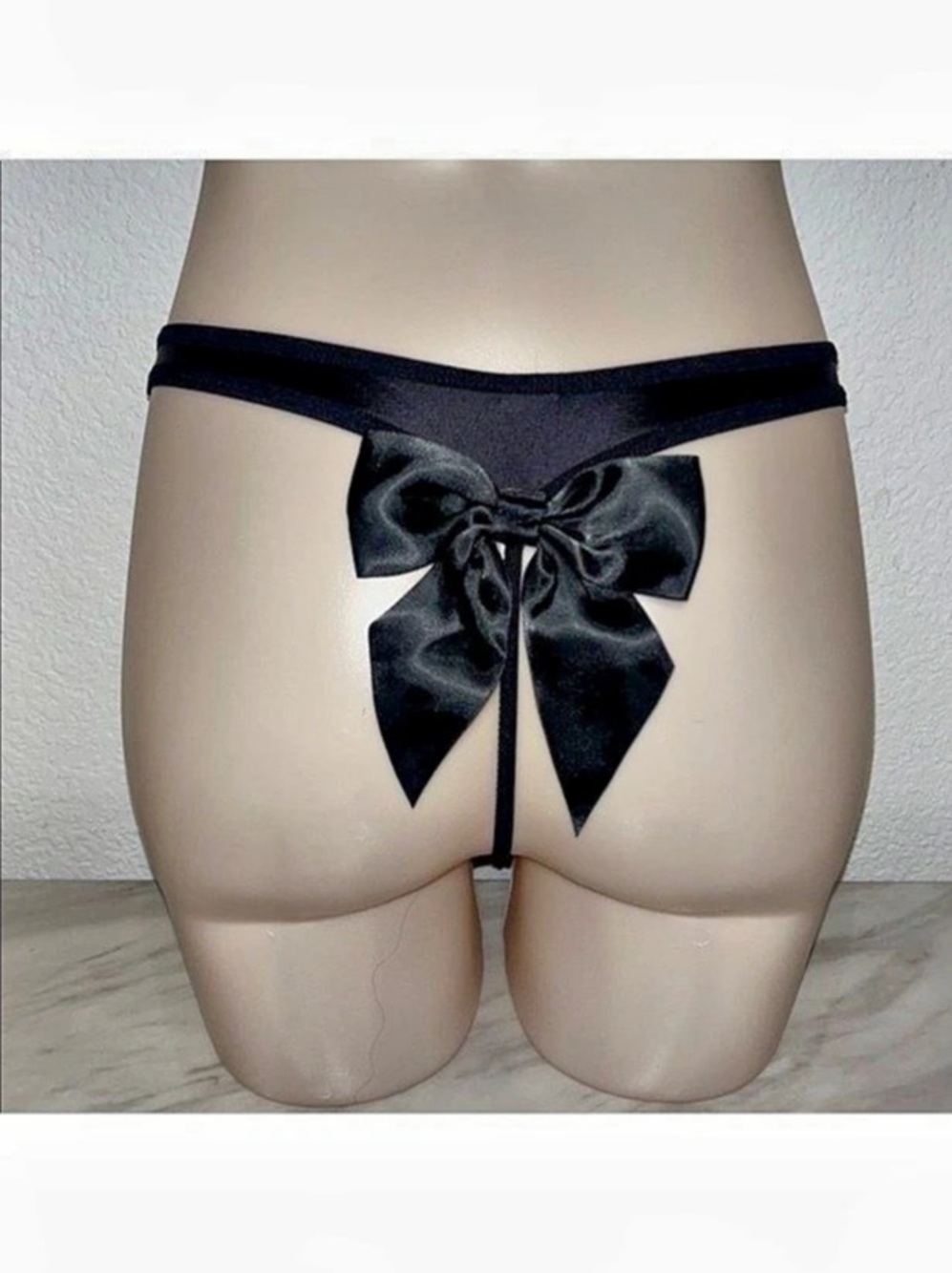 Satin Bow  V-String Panty